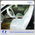 Disposable polyester car seat covers with strong elastic